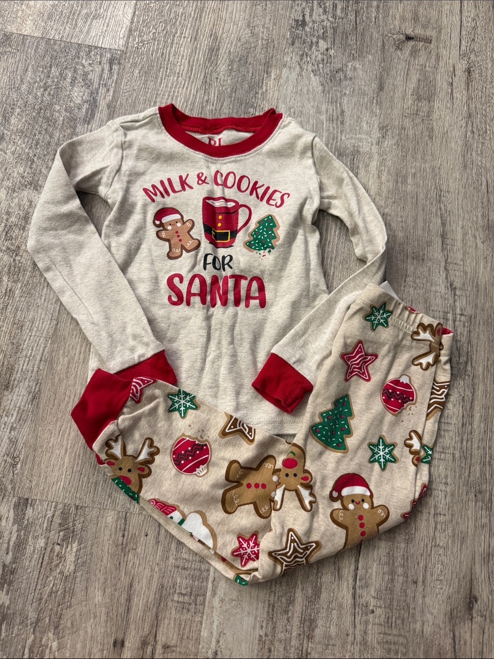 **4 for $15** 'Milk & Cookies for Santa' Holiday Pajama Set